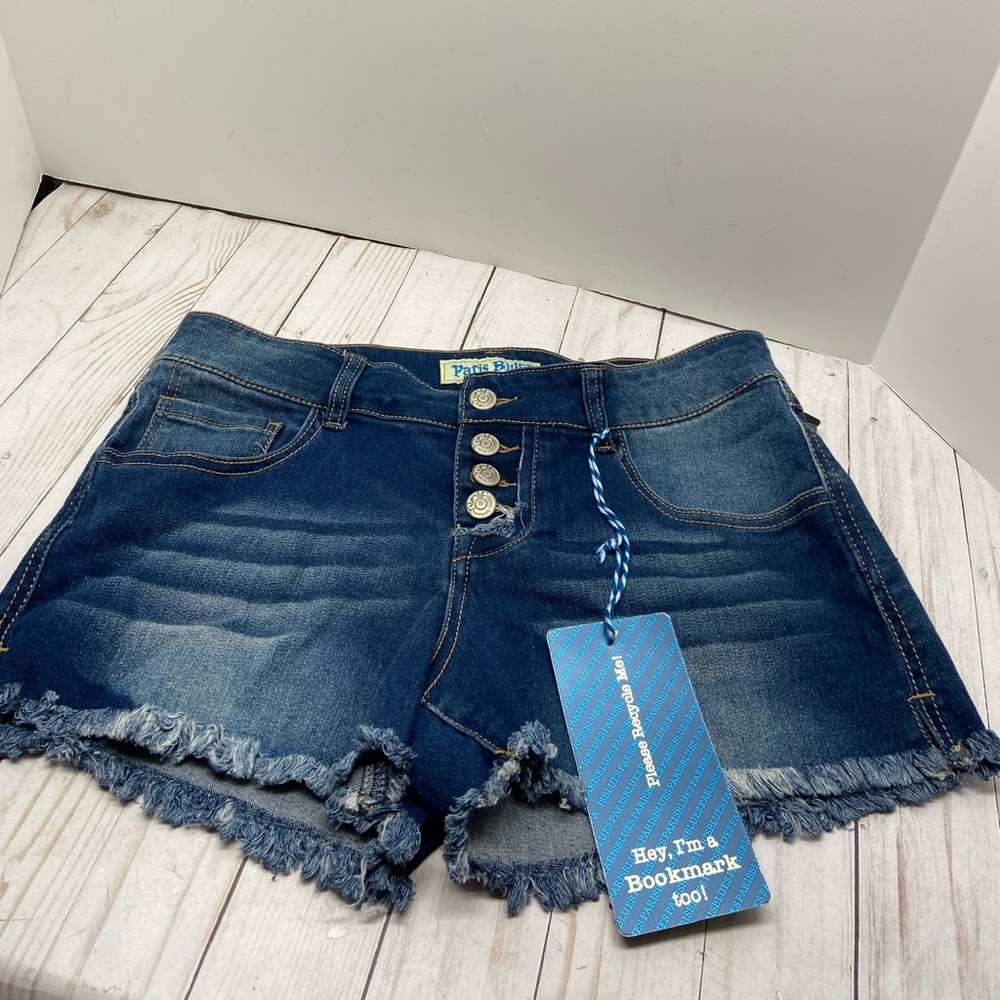 Paris blues button front shorts